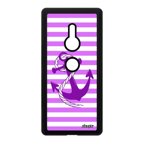 Coque Ancre Pour Xperia Xz2 Silicone N¿Ud De Protection Rose Rigide Chaine Sony Xperia Xz2