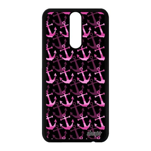 Coque Mate 10 Lite Silicone Ancre Rose Sable De Protection Vacances Jolie Huawei Mate 10 Lite