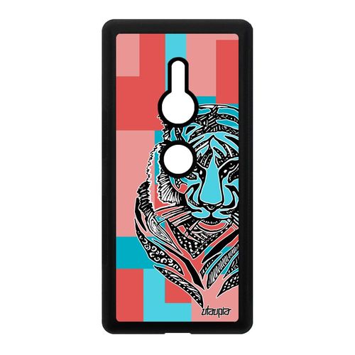 Coque Xperia Xz2 Silicone Tigre Cadeau De Noel Rose Ethnique Personnalisé A Sony Xperia Xz2