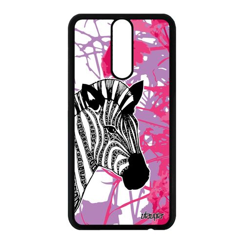 Coque Mate 10 Lite Silicone Zebre Solide Rose Portable Smartphone Dessin Huawei Mate 10 Lite