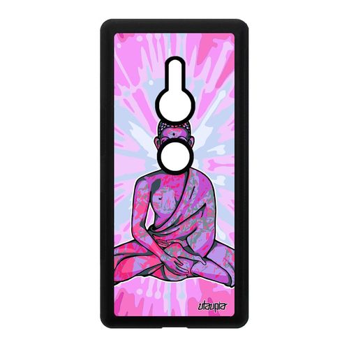 Coque Bouddha Pour Xperia Xz2 Silicone Rose Graphique 4g Alu Made In France Sony Xperia Xz2