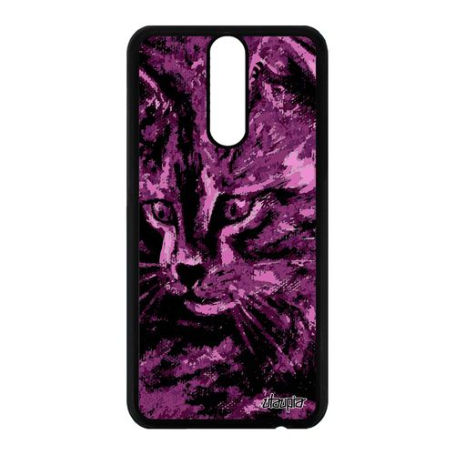 Coque Mate 10 Lite Silicone Chat Dessin Caoutchouc Rose Tpu Antichoc Case Huawei Mate 10 Lite