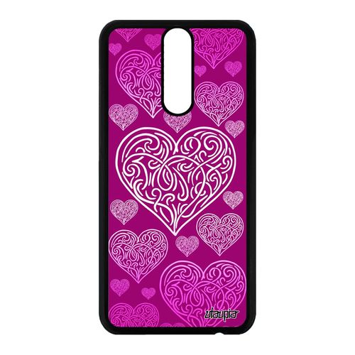 Coque Silicone Huawei Mate 10 Lite CUr Symbole Original Rose Love Fille Etui En
