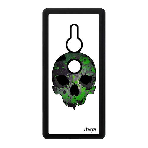 Coque Xperia Xz2 Silicone Tete De Mort Crane Design Antichoc Vert Tattoo En Sony Xperia Xz2