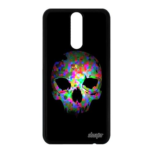 Coque Silicone Huawei Mate 10 Lite Crane 4g Hardrock Tete De Mort Rose Emo A