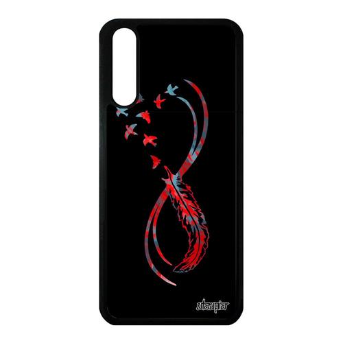 Coque Huawei P20 Silicone Infini Symbole Etui Original Rouge Jolie De Protection