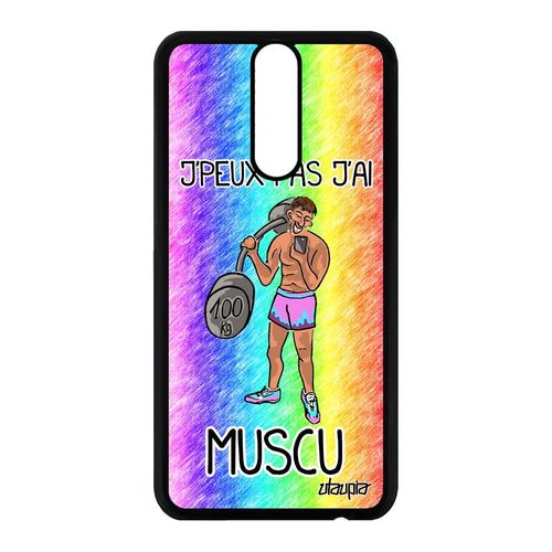 Coque Mate 10 Lite Silicone J'peux Pas J'ai Muscu Portable Vert Drole De Huawei Mate 10 Lite