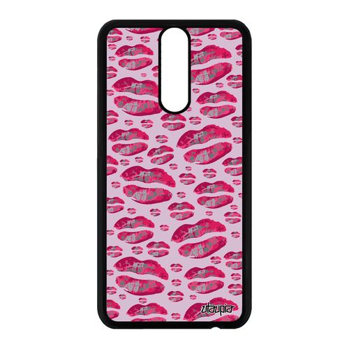 Coque Smack Pour Huawei Mate 10 Lite Silicone Etui Swag Rose Housse Aluminium De