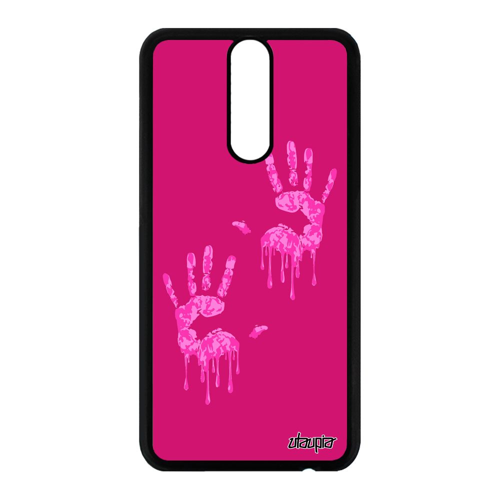 Coque Main Huawei Mate 10 Lite Silicone Original Housse Alu Rose Etui Fille 4g A