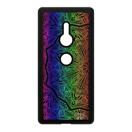 Coque Pour Xperia Xz2 Silicone Mandala Pas Cher Geometrique Femme Case Rose Sony Xperia Xz2