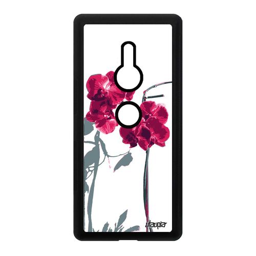 Coque Silicone Orchidée Fleur Sony Xperia Xz2 Nature Floral Rose Love Bumper Alu