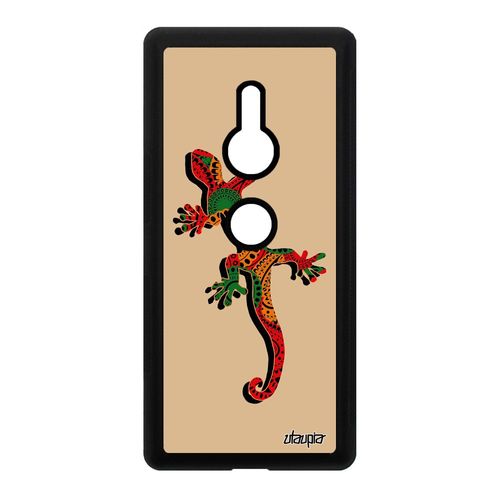 Coque De Protection Xperia Xz2 Silicone Salamandre Fille Case Lezard Jaune Sony Xperia Xz2
