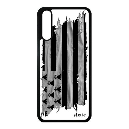 Coque Antichoc Huawei P20 Silicone Drapeau Bretagne Breton De Protection Rigide