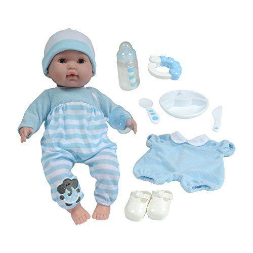 Jc Toys Berenguer Boutique 15"""" Boy Soft Body Baby Doll, One Size, Blue