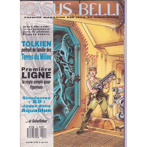 Casus Belli N°55 Janv/Févr. 1990 Tolkien, Aquabulle, Goferfinker, Première Ligne