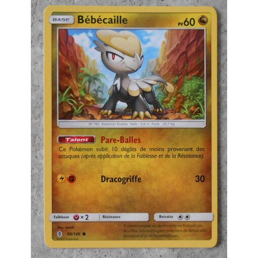 Carte Pokemon Bebecaille 98 145 Sl2 Rakuten