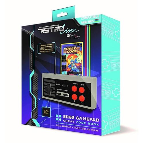 Manette Edge Gamepad + Livre Code De Triche (Mini Nes)