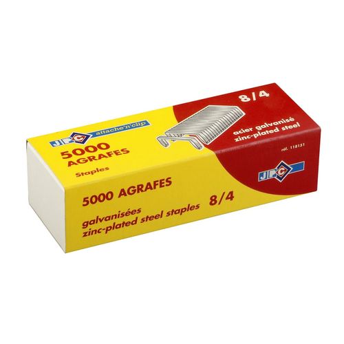Jpc Creations Lot De 2 Boites De 5000 Agrafes 8/4 Galvanisées
