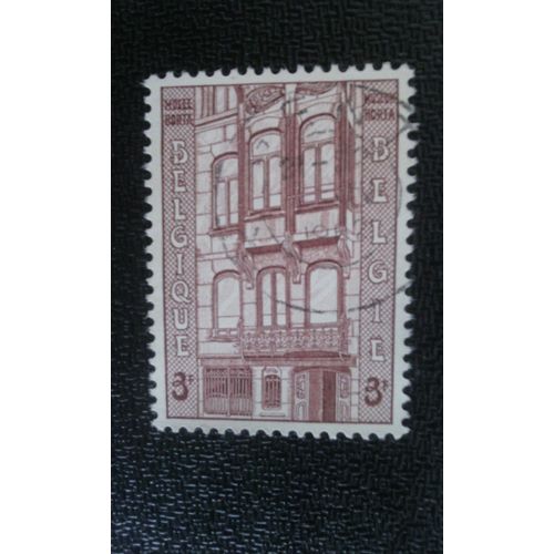 Timbre Belgique Yt 1204 Architecte Baron Victor Horta 1962