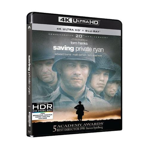 Il Faut Sauver Le Soldat Ryan - 4k Ultra Hd + Blu-Ray + Blu-Ray Bonus - Édition 20ème Anniversaire