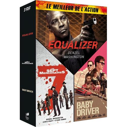 Meilleur De L'action - Coffret : Equalizer + Les Sept Mercenaires + Baby Driver - Pack