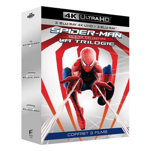Trilogie Spider-Man : Spider-Man + Spider-Man 2 + Spider-Man 3 - 4k Ultra Hd + Blu-Ray