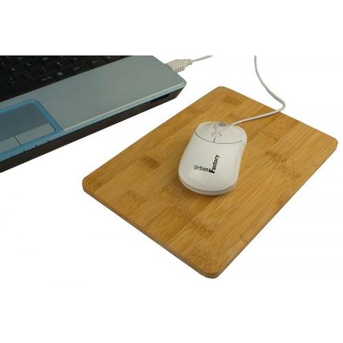 Urban Factory Bamboo - Souris - optique - filaire - USB