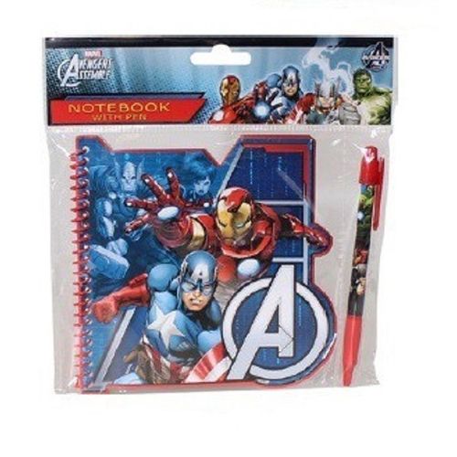 Bloc Note + Crayon Avengers Marvel 14x14,5