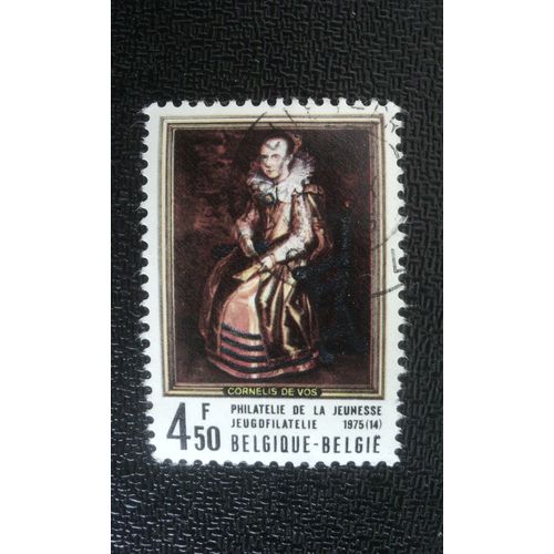 Timbre Belgique Yt 1774 Philatélie Jeunesse 1975