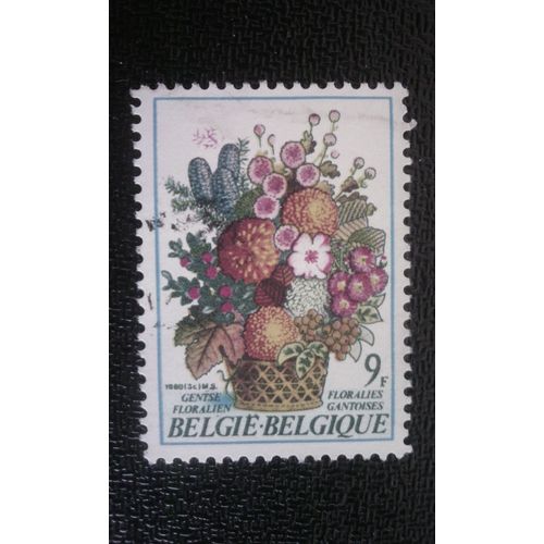 Timbre Belgique Yt 1967 Exposition Florale De Gand, Du 19 Au 27 Avril 1980