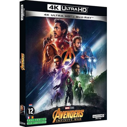 Avengers : Infinity War - 4k Ultra Hd + Blu-Ray