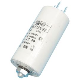 Condensateur 12.5MF Lave-linge (481281728955 2807960100 TECNOGAS BOREAL BAUKNECHT CANDY ROSIERES VEDETTE IGNIS GORENJE KLEENMAID BRANDT CREDA HOOVER SAMET BLUESKY SINGER ARISTON HOTPOINT ALTUS RADIOLA