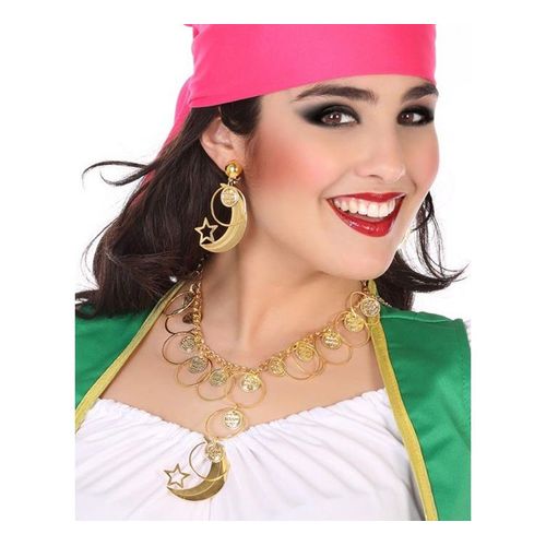 Collier Et Boucle D?Oreille De Gitane (Taille Unique Femme)