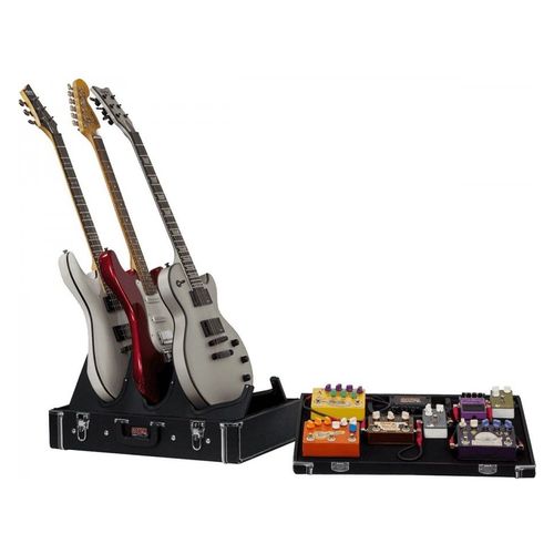 Gator - Hga Gw-Gigboxjr - Pédale Board + Stand 3 Guitares