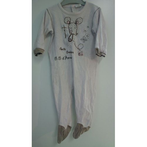 Pyjama Velours Bébé Taille 12 Mois