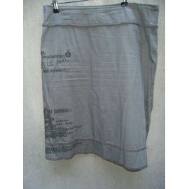 Jupe Cop Copine Droite Kaki Inscription T42