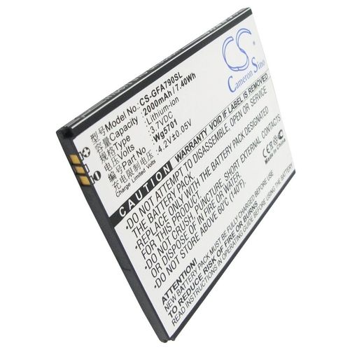 Batterie Li-Ion 3,7v 2000mah / 7.40wh Type Wg5701 Pour Garmin A79+, G7, G9