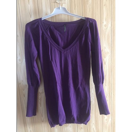 Pull Naf Naf Coton 38 Violet