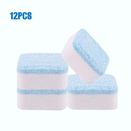 12/24pcs Machine  Laver Rservoir Nettoyant Effervescent Tablettes Outils De Nettoyage Mnage 12pcs