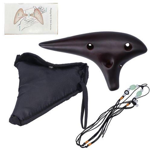 12? Hole Alto C Ocarina Dolomite Shell Classic Instruments De Flte Pour Dbutant Professionnel