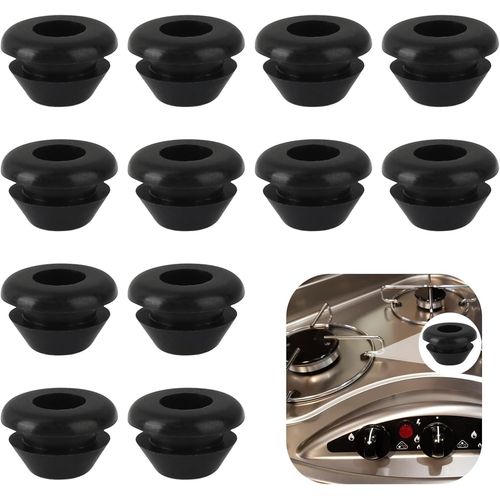 12 Pices Pas S En Caoutchouc, Pieds En Caoutchouc Bouchon Caoutchouc Pour Dometic, Smev Et Thetford Rchaud De Camping Car Compatibles Avec Les Barres De 5 Mm, Accessoires De C[Voi6172666]