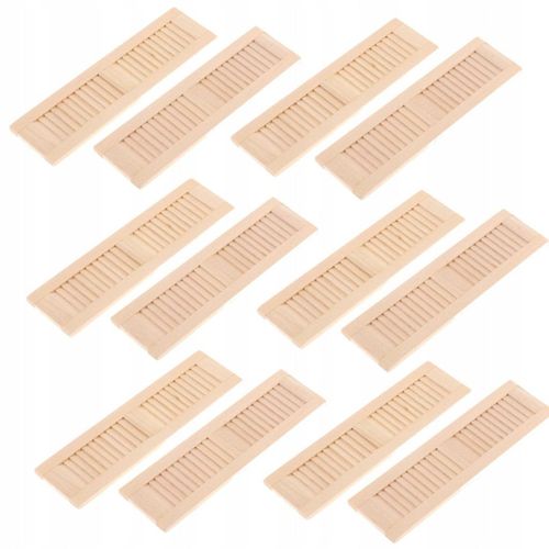 12 Volets En Bois Pour Meubles De Maison De Poupe 1/12  Faire Soi-Mme