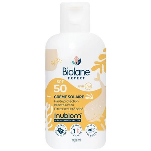 Biolane Expert Crème Solaire Spf50 Uvb Uva Haute Protection 100 Ml 