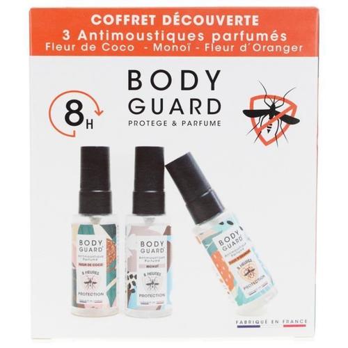 Bodyguard Anti-Moustiques Pack Découverte 3 x 50 ml Monoi - Fleur de Coco - Fleur d'Oranger