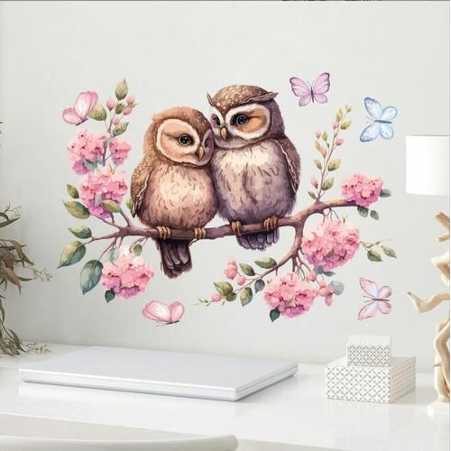 Loft décoratif pour fenêtre Motif Oiseau - AQSACOKIYA - Stickers fenetre - Autocollants de Fenêtre - Décorpour Porte Vitre