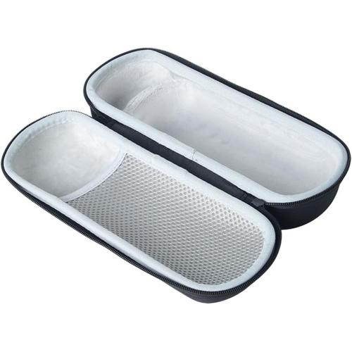 Housse de Protection Portable pour Harman Kardon Luna Speaker Sac de Rangement Protection Accessoires Mallette de Rangement de Voyage avec Poches en Filet (Doublé Gris)