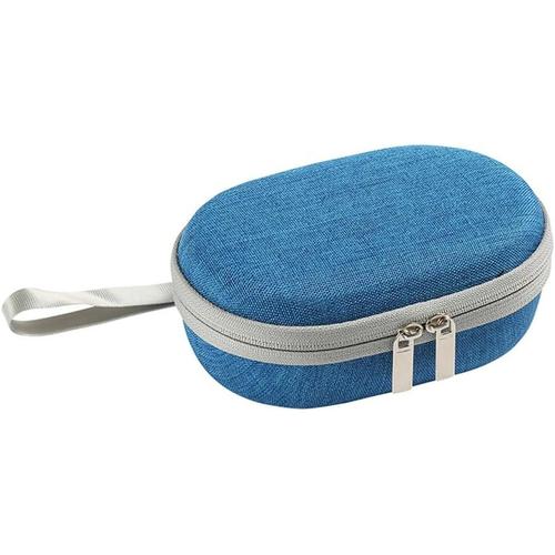 pour JBL GO4 Cas Étui de Protection Couvrir pour JBL GO4 Portatif BT Orateur Sac de Voyage Étui de Protection Audio Mallette de Transport avec Poche en Filet pour Ranger de Petits Accessoires (Blue)