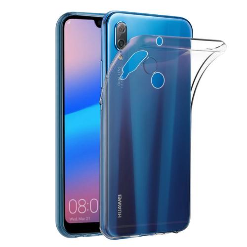 Ebeststar - Coque Huawei P20 Lite Etui Tpu Souple Anti-Choc Ultra Fine Invisible, Transparent [Dimensions Precises Smartphone : 148.6 X 71.2 X 7.4 Mm, Écran 5.84'']