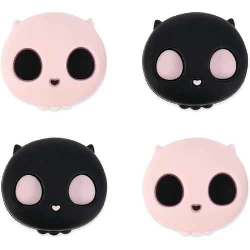 Lot De 4 Halloween Capuchons De Poignée Pour Manette Playstation 4, Miniatures - Compatible Avec Manette Switch Pro Et Manette Ps4 Ps5 Rose