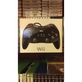 Manette Nintendo Wii Classic Controller Pro Filaire Noir Nintendo Pour Nintendo Wii
